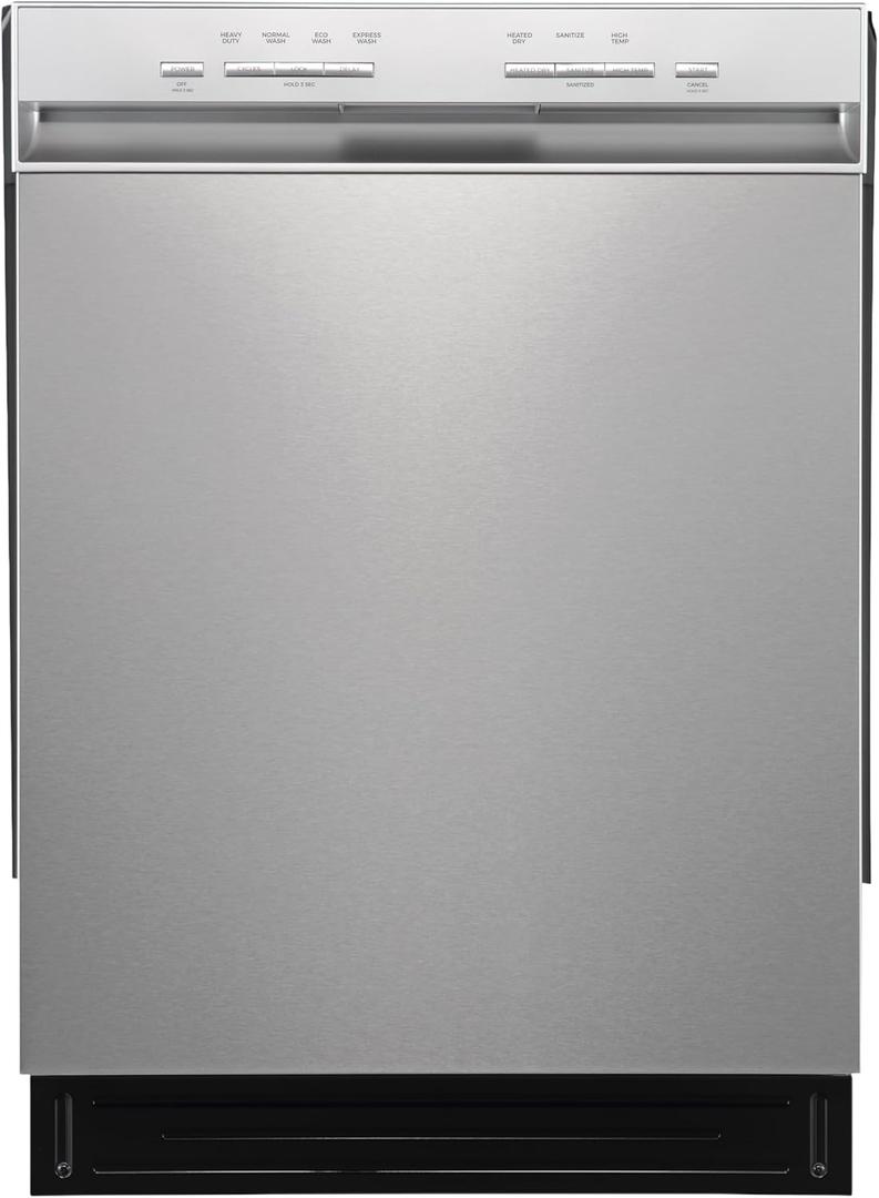 Kenmore 24" Premium Hybrid Tub Dishwasher - UltraWash, MoreSpace Adjustable Rack, High Temp & SmartWash - 12 Place Settings - 54 DBA - ENERGY STAR Certified - Fingerprint Resistant Stainless Steel