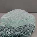 OLANLY Soft Microfiber Bathroom Toilet Lid Cover, Machine Washable Covers, 17.5x15, Stays in Place Rubber Backing, Fits Most Round, Elongated and Oblong Lids, Accessories Decor, Blackish Green