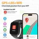 Smart Watch for kids-4g GPS Kids Phone Watches with Call and Text Game Camera Pedometer Alarm Clock-Kid Watches for Boys Girls 4-12 Age Gifts Black