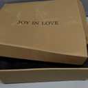 JOY IN LOVE Women's Snow Boots for Winter Mid-Calf high Back Bows (7.5, Black)