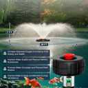 SYY Pond Fountain Aerator, 1HP 15000 GPH Floating Water Circulation Pump