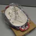 Enameled Cast Iron Sourdough Bread Oven, Dutch Oven, Loaf Cast Iron Bread Pan for Homemade Bread Baking, Meatloaf Pan with Lid, 5QT, Red