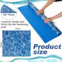 Drydiet Pool Ladder Mat for Above Ground Pools, Non-Slip, 36 x 36 Inch