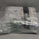 cotiled 5x7 Area Rug for Living Room, Washable Non-Slip Large Area Rug, Indoor Floor Carpet Low Pile Soft Boho Farmhouse Rug for Bedroom Dining Room (Dark Grey,5'x7')