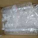 CALBODE 40 Pack Plastic Martini Glasses 5 Oz Disposable Cocktail Glasses, Tall Mini Martini Cups, Plastic Margarita Glasses Perfect for Spring Party Birthday Wedding Easter and All Events