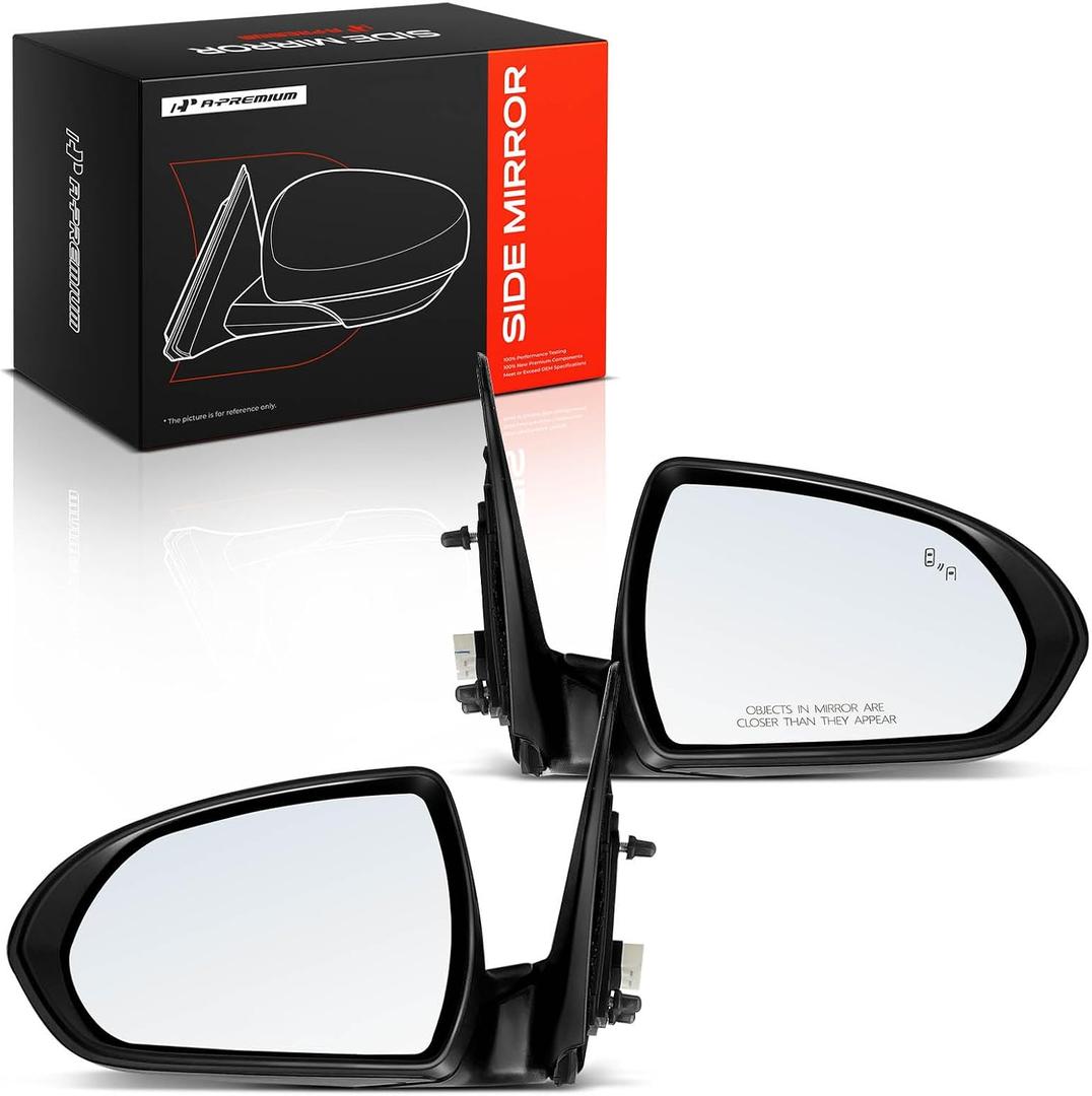 A-Premium Pair (2) Driver and Passenger Side Power Door Mirror