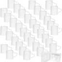 36pcs Sublimation Mugs, 11oz White Coffee Cup Set, Ceramic Coffee Mug, with Foam Box, Machine Washable, White Ceramic Cups Bulk Mugs for Tea Latte Hot Cocoa (Heart)