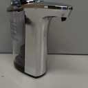 Automatic Soap Dispenser, Touchless Dish Soap Dispenser 17oz/500ml with Infrared Sensor, 5 Adjustable Soap Dispensing Levels, Liquid Hand Dispenser for Bathroom Kitchen Sink (Silver)