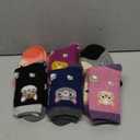 MQELONG Wool Socks for Kids Boys Girls Winter Warm Wool Hiking Thick Boot Cozy Crew Socks 6 Pairs (6 Pairs Footprint Cat, 4-7 Years)