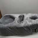 SAHEYER Pregnancy Massage Cushion & Headrest, Full Body Prenatal Bolster Release Lower Back Pain, Maternity Pillow After Breast Surgery, Pregnancy Stomach, Grey