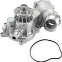 AULINK AW6725 Water Pump For BMW 545i 645Ci 745i 745Li 2004-2005,Alpina B7 2007-2008,X5 2004-2006 4.4L 4.8L V8 11517524552 11517586781 115-3100 WP-2599