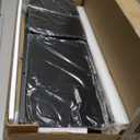 SONGMICS Dresser for Bedroom, Chest of Drawers, Steel, MDF, 5 Non-Woven Fabric Drawers, Storage Organizer Unit, Closet, Entryway, Ink Black and Ebony Black ULGS322B01S