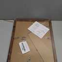 Brown 8x10 Picture Frame with Mat for 6x8 Display, Rustic Desk Wall Photo Frame for Horizontal and Vertical, 1 Pack