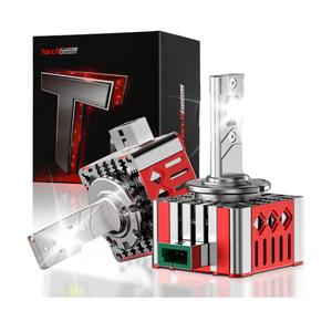 Torchbeam D3S D3R LED Bulbs, 6000K 45W HID Bulbs, 30000 Lumens 66340 42403 42302 (42403C1) for HID Assembly, Plug and Play Fog Light Bulbs, Pack of 2