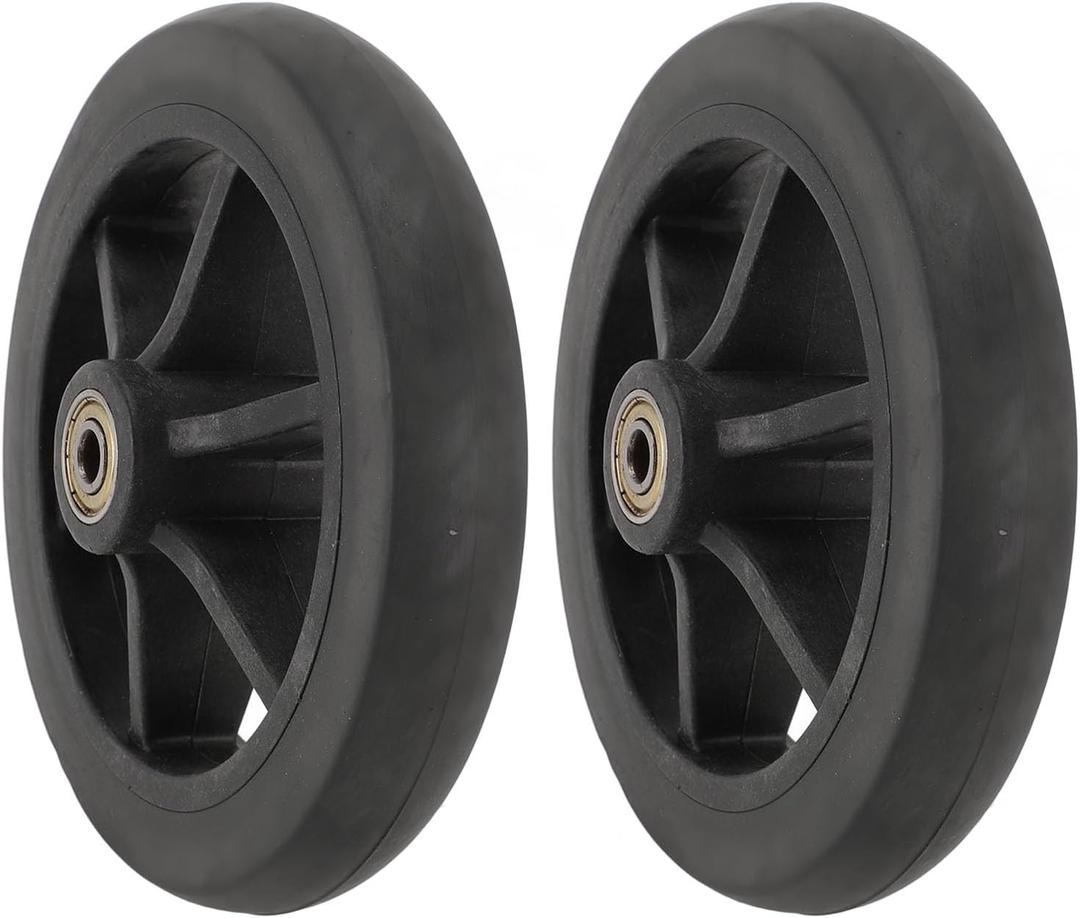 Wheelchair Replacement Wheels, 6 Inch Universal Electric Wheelchair Wheels Replacement Electric Wheelchair Accessory for Most Electric Wheelchairs, Easy Installation and Removal