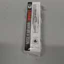 Ear and Nose Hair Trimmer Clipper - 2025 Professional Painless Eyebrow & Facial Hair Trimmer for Men Women, Battery-Operated Trimmer with IPX7 Waterproof, Dual Edge Blades for Easy Cleansing White