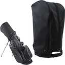 Golf Bag Rain Cover Hood Universal 1680D Nylon, Rain Cape for Golf Bags with Snap Button, Waterproof Material Dustproof Club Protector