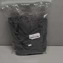 Medical Scrubs Set for Women - Classic V-Neck Top & Jogger Pants with Stretch Nursing Uniform Scrub Suit (X-Large, Dark Grey)