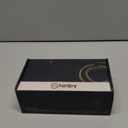 Black Door Knobs with Square Rosette,Pismo Passage Door Knob for Hall & Closet,Non-Locking Interior Door Knobs