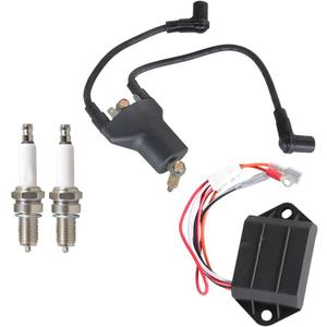 WFLNHB Ignition Coil AC CDI Ignitor Replacement for EZGO Gas 4 Cycle Golf Cart 1996-1998 72562-G01 26652-G01