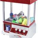 Etna Electronic Mini Claw Machine for Kids, Mini Candy Prize Dispenser Arcade Game with Sound, 30 Tokens, 10" x 7.90" x 13.5"
