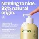 ATTITUDE Body Lotion, EWG Verified, Vegan & Cruelty-Free, Hydrating Moisturizer for Dry Skin, Non-Greasy Skin Care, Earl Grey & Fresh Cucumber Scent, 16 Fl Oz