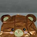 Junkin 8 Pcs Bear Balloons 21x22 Inch Animal Bear Baby Shower Decorations Helium Brown Foil Balloons for Jungle Woodland Animal Farm Safari Theme Party Decoration