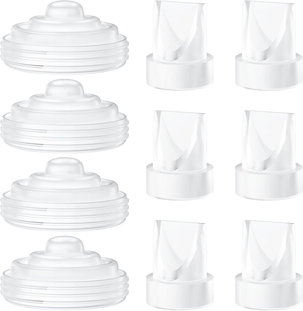 10PCS Breast Pump Parts Compatible with Momcozy M5 Replacement to M5 Silicone Diaphragms Duckbill Valves, Not Original Mom Cozy Pump Parts Accessories