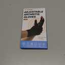 Tikaton Copper Infused Compression Arthritis Gloves with Wrist Strap for Hand Pain,Carpal Tunnel,Tendonitis, Fits Women & Men (Small/Medium)