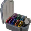 New Upgraded Stainless Steel Attachment 9 Colors Guide Comb Set 1/8 Inch to 1 1/4 Inch(3-32mm),for Andis Oster A5 Wahl KM10 Series Clipper Detachable Blade(Only fit for 15# 10# 30# Blade)