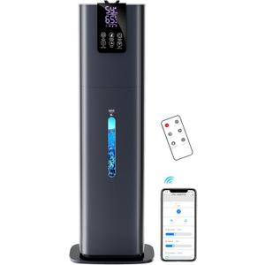 Smart Humidifiers Large Room Bedroom Home, 2.11Gal(8L) Quiet Top Fill Cool Mist Humidifier, Smart App & Remote Control, 3 Speed Humidifier with 360° Nozzle, Humidity Setting for Baby Office(Blue)