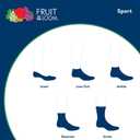 Fruit of the Loom Men Value 10 Pair Pack Socks (White, M)