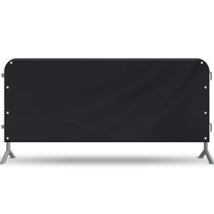 Tioncy 8.5 ft Crowd Control Barricade Jacket Cover for Event Setups Trade Shows Concerts Festivals Sporting Events(Barricade is Not Included)