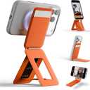 MOFT Phone Tripod Wallet for iPhone, Mulit-Angles, Lightweight & Portable Phone Stand, MOVAS Vegan Leather Magnetic Wallet, Strong Magnets, NFC Card Holder,Travel Essential, Sunrise (with Card Slot)