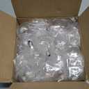 Brightown G40 Replacement LED Light Bulbs, 25 Pack Clear Globe Bulb fits E12 C7 Candelabra Screw Base Sockets, 1.5 Inch Dimmable Edison Light Bulbs for Indoor Outdoor Patio Decor, Warm White