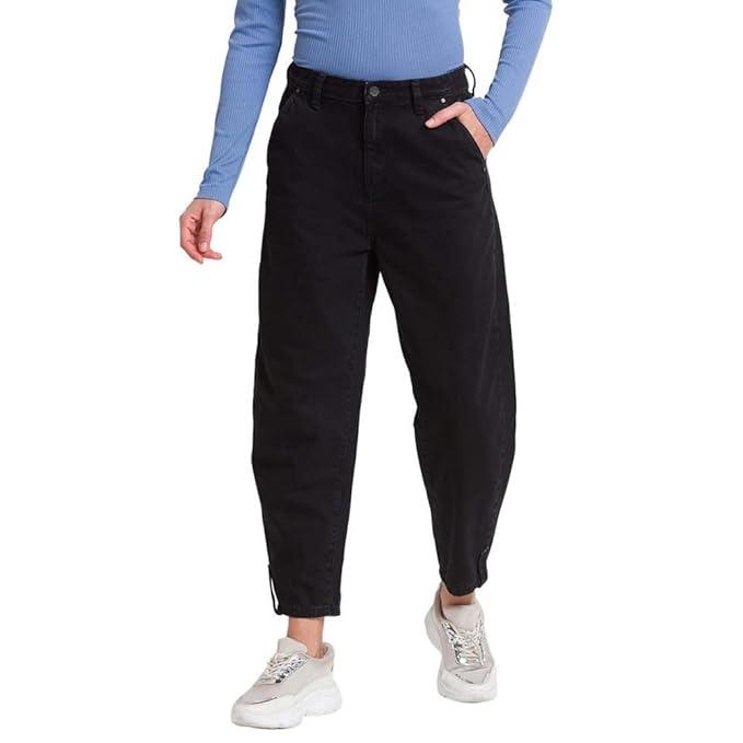 Women's Relaxed Fit High Rise Jeans, 4