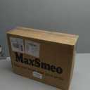 MaxSmeo Bedside Table, Small Nightstand with Charging Station, Rattan Side Table Wood End Table for Living Room, Bedroom and Small Spaces, Mid Century Modern Nightstand, Easy Assembly (Natural)