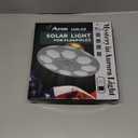 Flagpole Light Solar Powered, 6 Updated Ultra Bright 160 LED for 15-25 Ft Poles, 15 Hour Dusk to Dawn Auto On/Off, Aurora Lighting