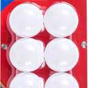Jacent 40MM Regulation Size White Table Tennis Balls, 6 Ping Pong Balls per Pack, 1-Pack