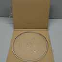 11.25" Microwave Glass Plate Replacement Compatible with GE WB49X10097 WB49X10034 Samsung DE74-20102D DE63-00536A DE63-00624A and 11 3/8" Panasonic Microwave Glass plate Replace (11.25" Big Coupler Hole)