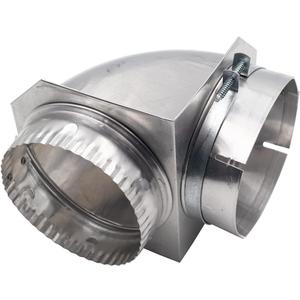 Supplying Demand 60631 4396006 Clothes Dryer 4 Inch Aluminum 90 Degree Close Elbow Vent Connector