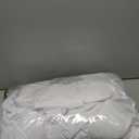 sancua White Tablecloths for 8 Foot Rectangle Tables, 6 Pack - Washable Polyester Fabric Table Cover for Wedding Wedding, Birthday Party, Banquet Reception, 60x120 Inch