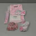 222PCS Pink Bow Party Favors Pink Bow Slap Bracelets Badges Keychains Stickers Temporary Tattoos Goodie Bags for Birthday Party Decorations Bridal Shower Bow Party Supplies for Girls Kids