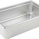 Winco Anti-Jamming Steam Pan, Full-Size x 6-Inch 2 Pack