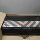 Reversible Mats, Outdoor Patio Rugs, Plastic Straw Rug, Modern Area Rug, Floor Mat for Outdoors, RV, Patio, Backyard, Deck, Picnic, Beach, Trailer, Camping (Diamond Black & Brown, 9' x 12')