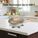 Silicone Trivets Mat Set for Hot Dishes - Tree Trivets with Stand - Hot Pads Pot Holders for Kitchen (Brown)