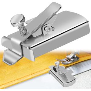 TIGARI Magnetic Seam Guide for Sewing Machine, Magnetic Sewing Guide with Clip, Multifunctional Ruler, Hemmer Guide, Seam Guide, Hem Guide for Walking Foot Sewing Machine, Sewing Supplies Accessories