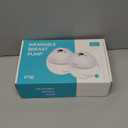 Paruu Hands Free Breast Pump P16, Wearable Breast Pump Electirc Portable with 4 Modes & 12 Levels, Max 309mmHg Strong Suction 19/21/24mm Flange Inserts Wearable Breastfeeding Pump, 2 Pack White