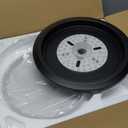 TCL 52" Low Profile Ceiling Fan with Light, Slim, Black, Flush Mount, DC Reversible Motor, 6 Speeds, Remote Control, Noiseless, Dimmable, LED Light, 3CCT, Modern Matte Black Ceiling Fan for Bedroom