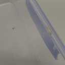 Sistema KLIP IT Food Storage Container, 7 L, Airtight & Stackable, BPA-Free, Clear with Blue Clips (236oz)